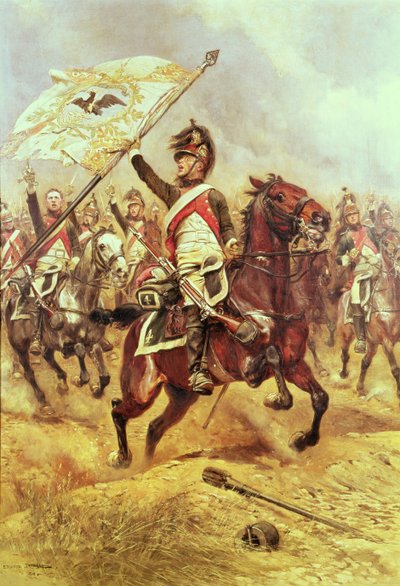 「ルトロフィー」、1806年、第4竜騎兵連隊、1898年 作： Jean Baptiste Edouard Detaille